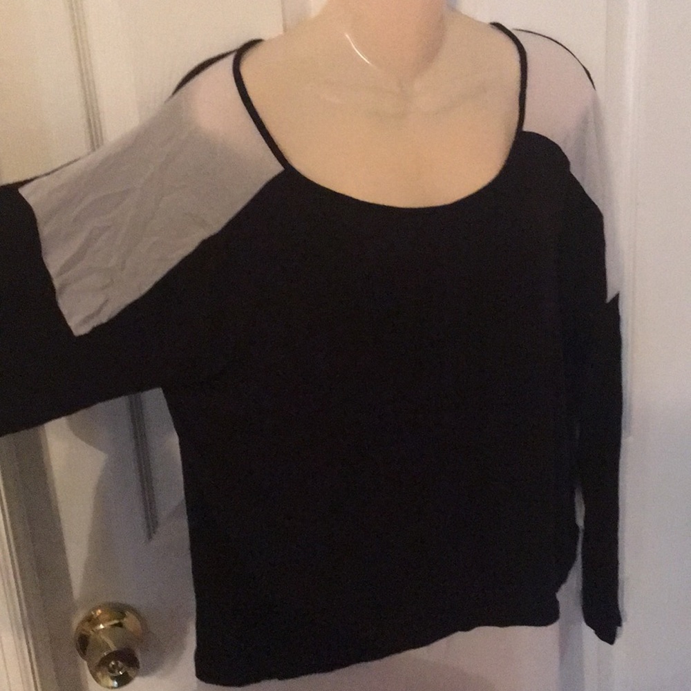 Black and white business casual shirt - Picture 2 of 3